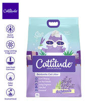 Cattitude Bentonite Cat Litter 10L in Perico Coffee Mellow Mango Lovely Lavender Luscious Lemon image 0