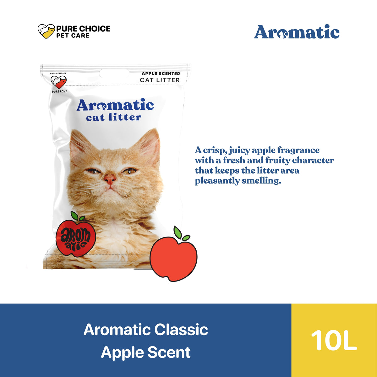 Aromatic Bentonite Cat Litter 10L/8kg