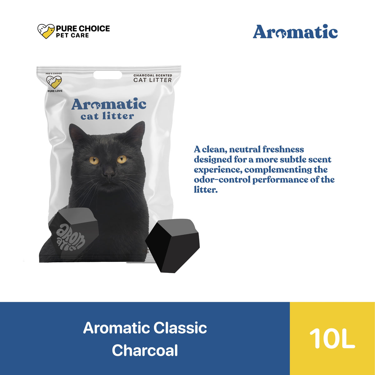 Aromatic Bentonite Cat Litter 10L/8kg