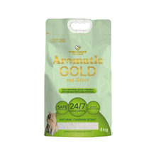 Aromatic Gold Plant-based Cat Litter Natural Cassava 6-8/4kg