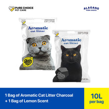 Bundle: Aromatic Cat Litters 10L/8kg Lavender + Baby Powder