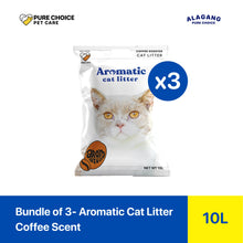 Bundle: Aromatic Cat Litters 10L/8kg - Buy 3 Save 195! - Coffee