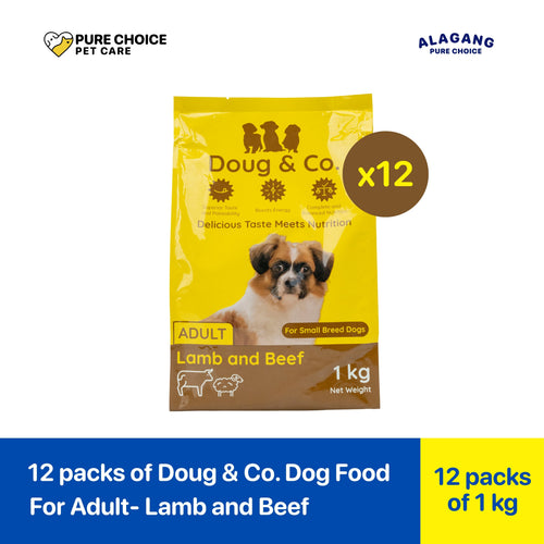 Doug & Co. Dry Dog Food Adult Lamb & Beef (1kg x 12pcs)