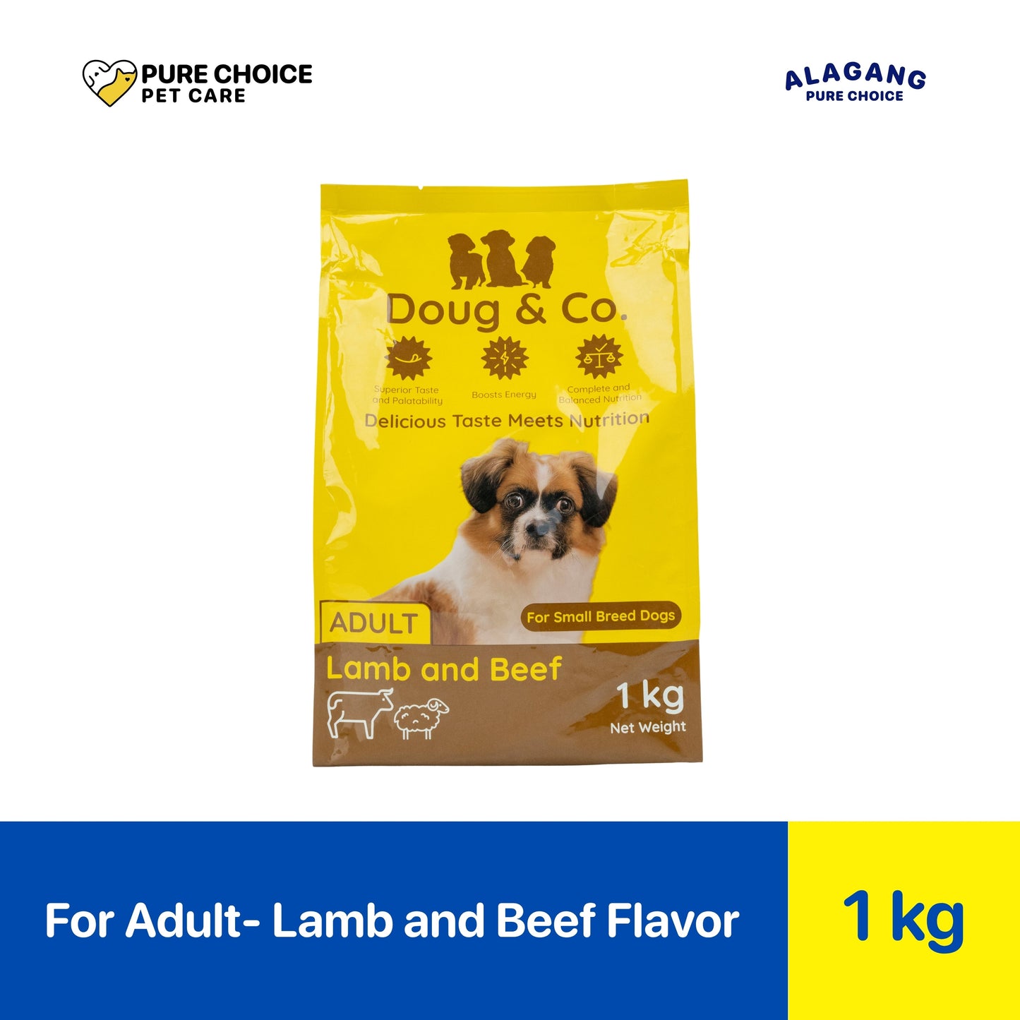 Pure Choice Doug & Co. Dry Dog Food Adult Lamb & Beef