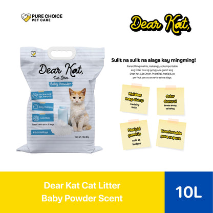 Dear Kat Cat Litter Sulit Pack 10L/8kg