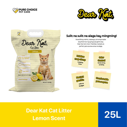 Dear Kat Cat litter Extra Sulit Pack 25L/20kg