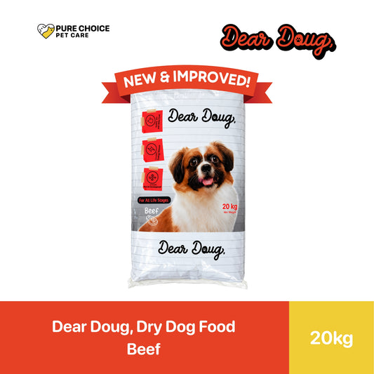 Pure Choice Dear Doug Dry Dog Food Adult Beef 20kg