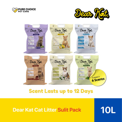 Dear Kat Cat Litter 10L/8kg - Bundle of 2 Sacks