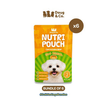 Doug & Co. Nutri Pouch Dog Wet Food 80g - Bundle of 6