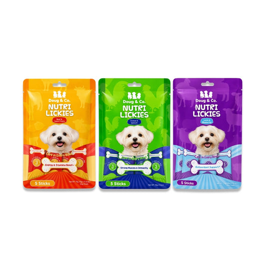 Nutri Lickies Dog Wet Treats (15g x 5 Sticks) 75g