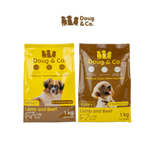 Doug & Co. Dry Dog Food Puppy / Adult Lamb and Beef 1kg