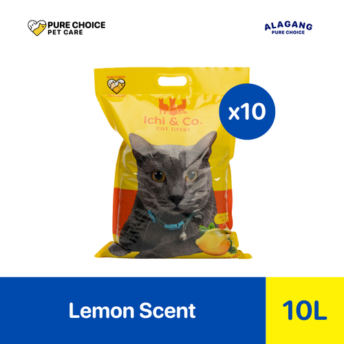 Bundle of 10 - Ichi & Co. Cat Litters 10L/8kg