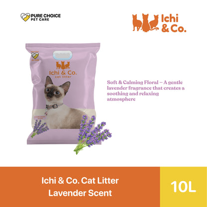Ichi & Co. Natural Bentonite Cat Litter 10L/8kg