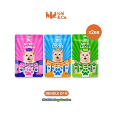 Ichi & Co. Nutri Lickies Cat Wet Treats (15g x 5 Sticks) 75g - Bundle of 6