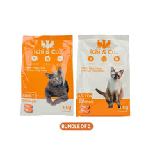 Dry Cat Food  Salmon Flavor 1kg - Bundle of 2 Packs