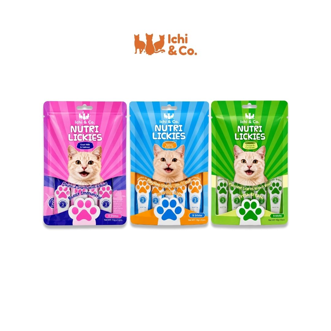Ichi & Co. Nutri  Lickies Cat Wet Treats (15g x 5 Sticks) 75g