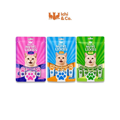 Ichi & Co. Nutri  Lickies Cat Wet Treats (15g x 5 Sticks) 75g