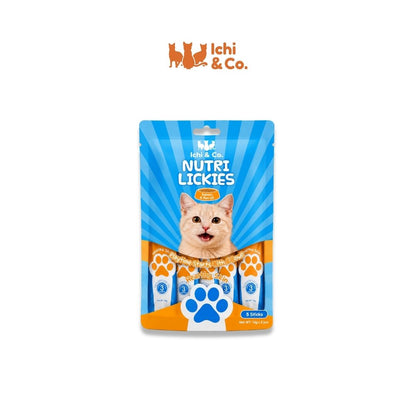 Ichi & Co. Nutri  Lickies Cat Wet Treats (15g x 5 Sticks) 75g