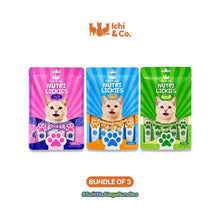 Ichi & Co. Nutri Lickies Cat Wet Treats (15g x 5 Sticks) 75g - Bundle of 3