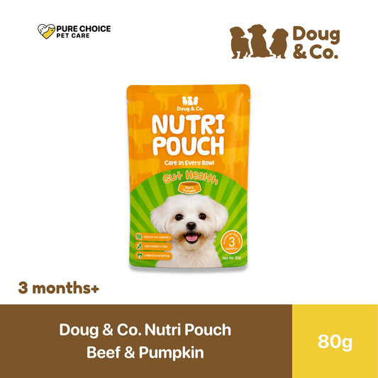 Doug & Co. Nutri Pouch Dog Wet Food 80g