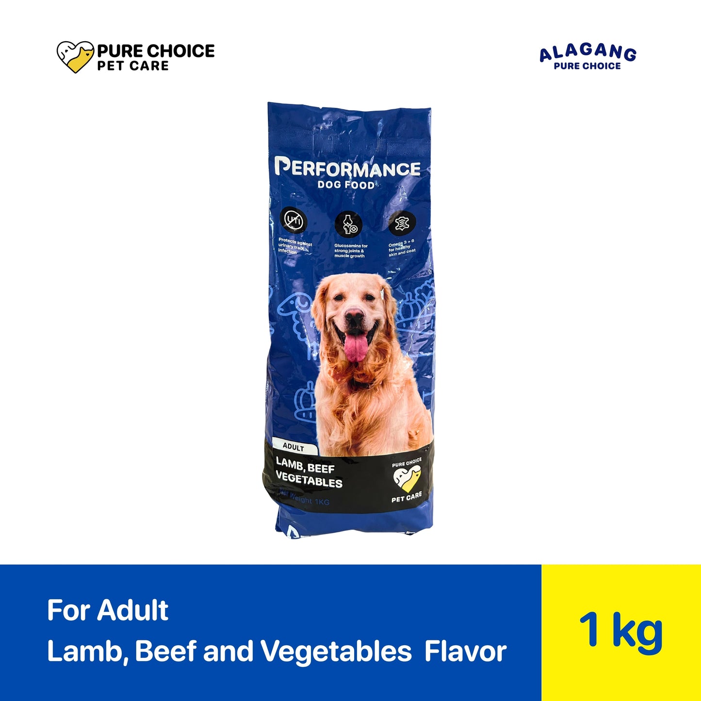 Pure Choice Performance Dry Dog Food Adult Lamb, Beef, Vegetables