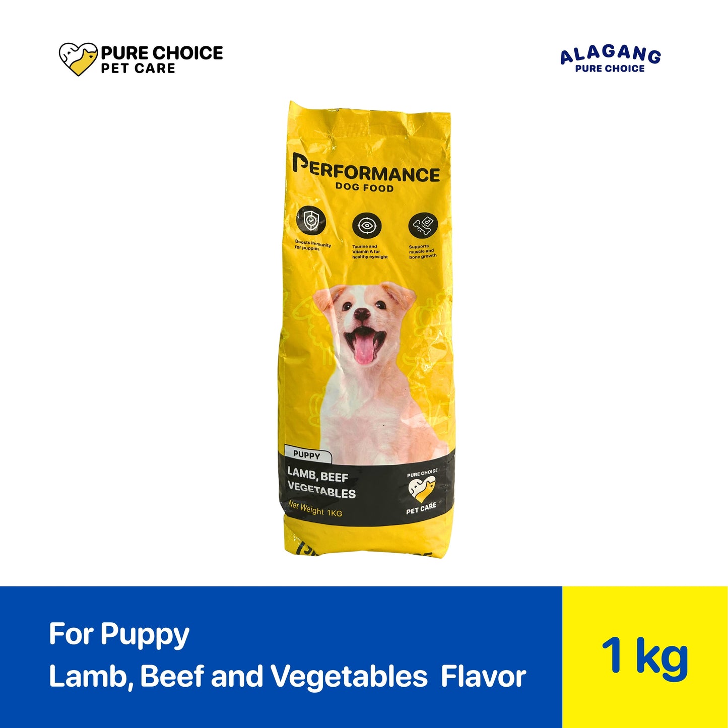 Pure Choice Performance Dry Dog Food Puppy Lamb, Beef, Vegetables