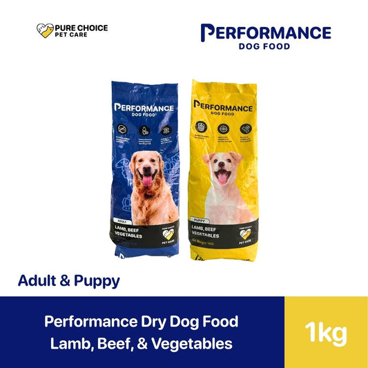 Performance Dry Dog Food Lamb, Beef and Vegetables 1kg