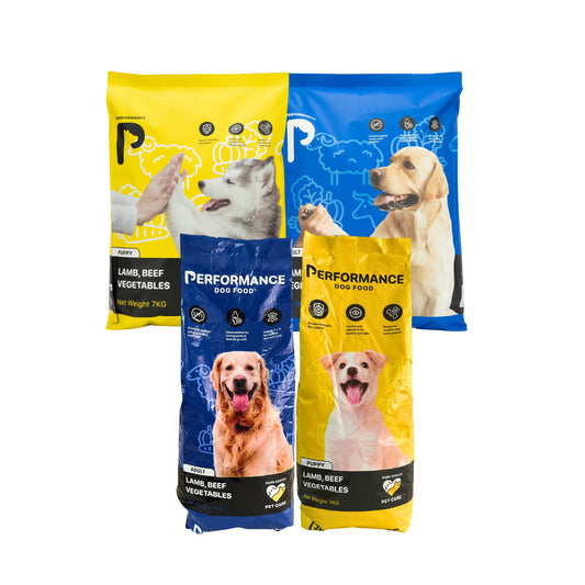 Performance Dog Food Lamb, Beef and Vegetables 1Kg - Bundle of 12 Packs