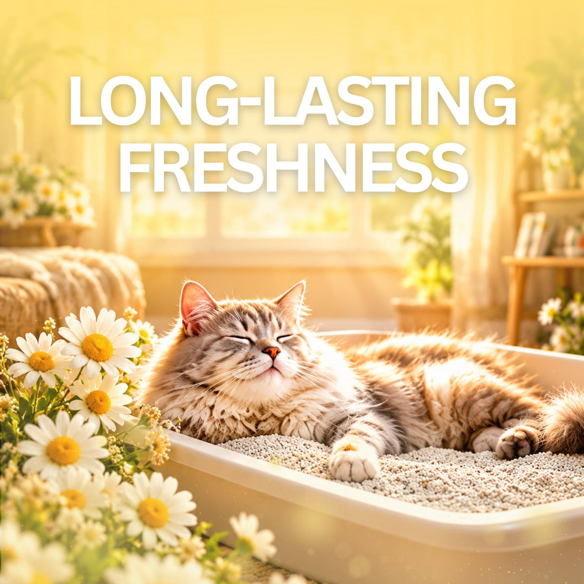 Ultra-fine  Cat Litter Chamomile Blossom (Calming Bundle) - Bundle of 5