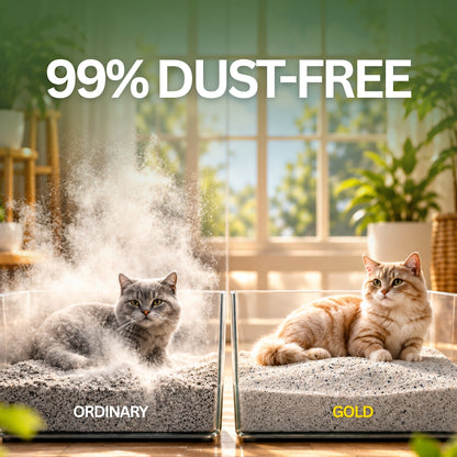 Plant-Based Cat Litter Natural Cassava (Eco Bundle) - Bundle of 5
