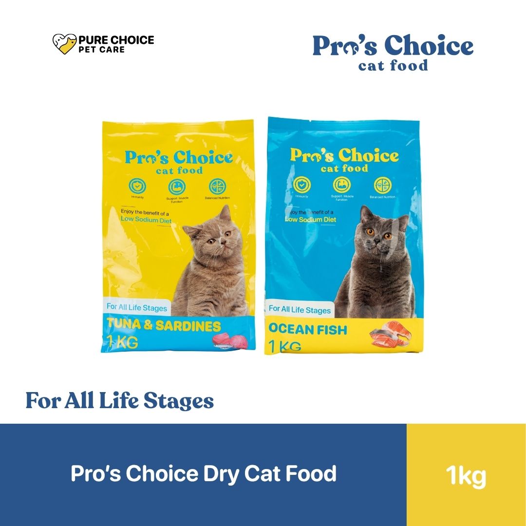 Pro's Choice Dry Cat Food All Life Stages 1kg (Tuna and Sardines/ Ocean Fish)