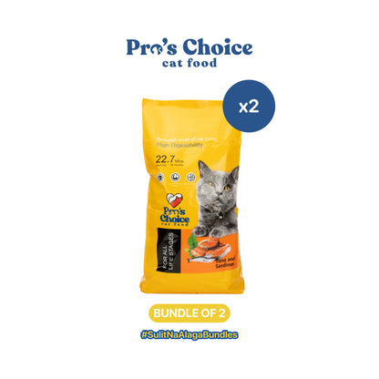 Pro's Choice Dry Cat Food for All life Stages Flavor 22.7Kg - Bundle of 2 Sacks
