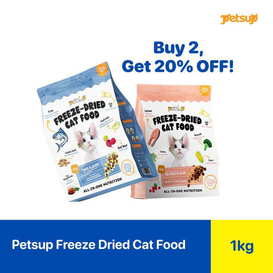 Buy 2 Get 20% Off - Petsup Freeze Dried Cat Food 1kg