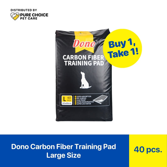Dist. by Pure Choice - Buy 1 Take 1 Dono Carbon Fiber Training Pad Large Size 40pcs