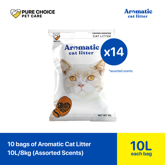 Aromatic Cat Litters 10L/8kg - Bundle of 14