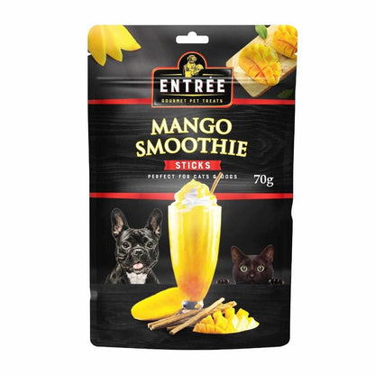 Entree Smoothie Sticks for Dogs and Cats 70g Strawberry Banana mixed Berries Watermelon Melon - Mango Smoothie image