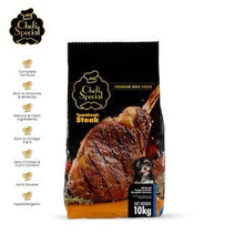 Chef's Special Premium Dog Food Tomahawk Steak Flavor 10kg Puppies Adult or Seniors image 1