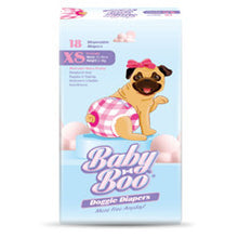 Baby Boo Pet Diaper for Female Girl Dog in XS S M L Sizes image 0