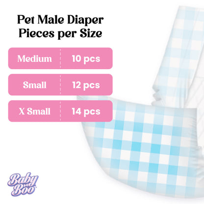 Baby Boo Male Boy Dog Diaper (XS-M) for potty training image 3