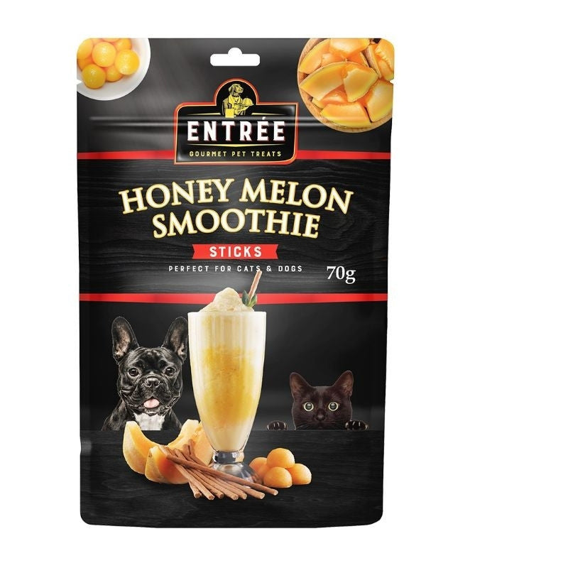 Entree Smoothie Sticks for Dogs and Cats 70g Strawberry Banana mixed Berries Watermelon Melon image 5
