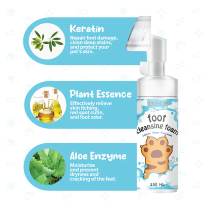 PETSUP FOOT CLEANSING FOAM 150ML