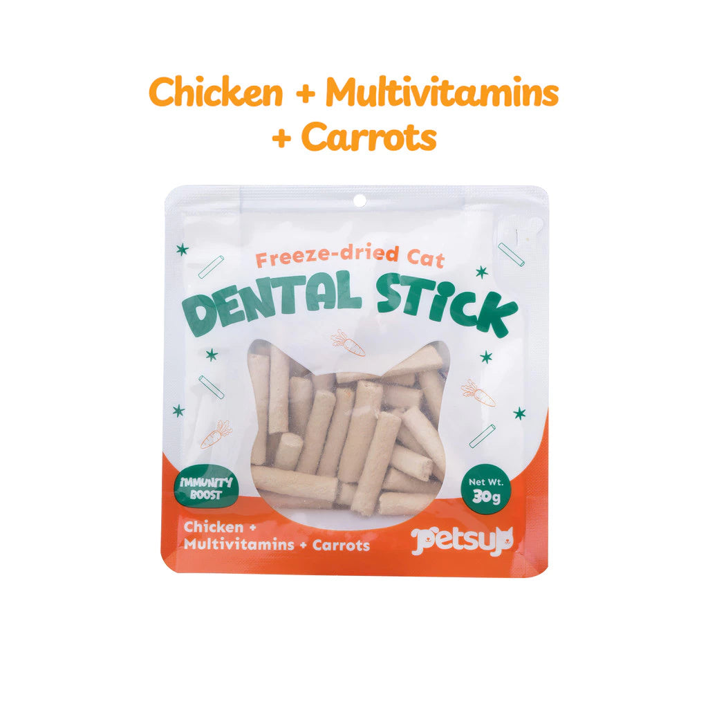 PETSUP FREEZE DRIED DENTAL STICKS 30G