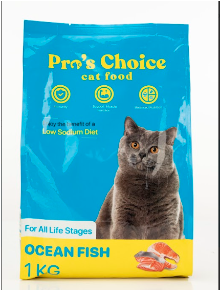 Pro's Choice Cat Food 1kg (Tuna & Sardines and Ocean Fish)